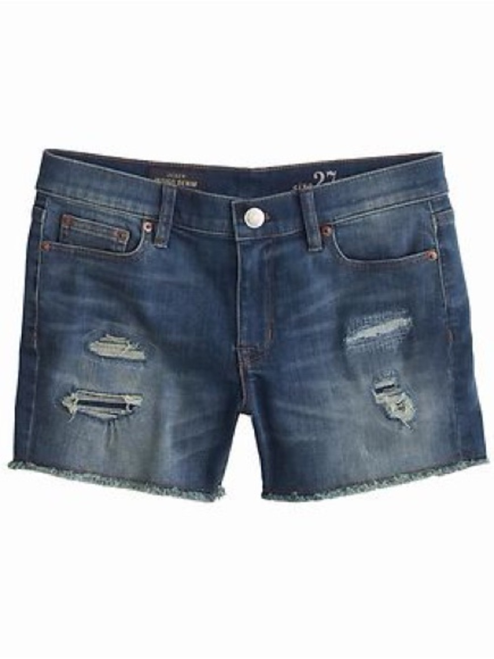 J Crew Broken-in denim shorts
